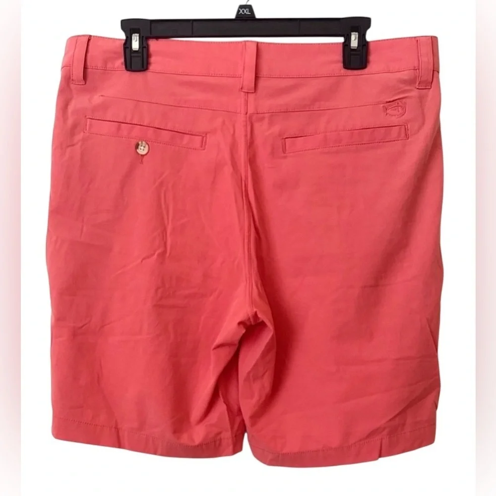 NWOT Southern Tide Men's Salmon Flat Front Shorts - Picture 2 of 4
